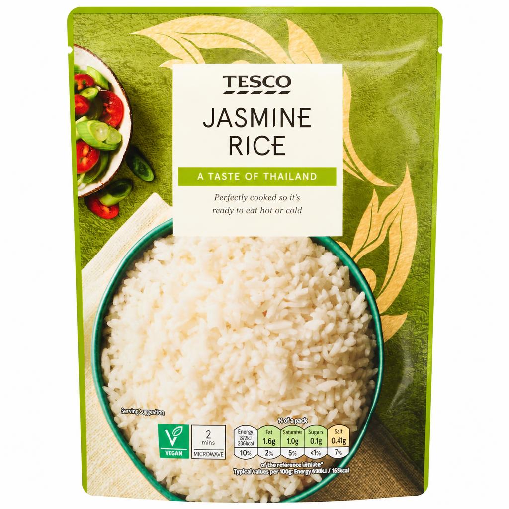 Tesco Microwave Jasmine Rice 250G