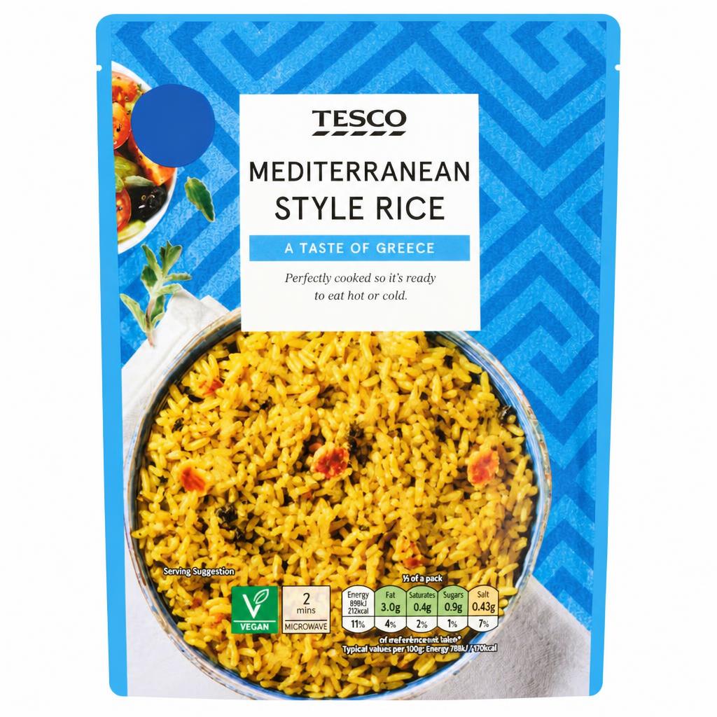 Tesco Mediterranean Style Rice 250g