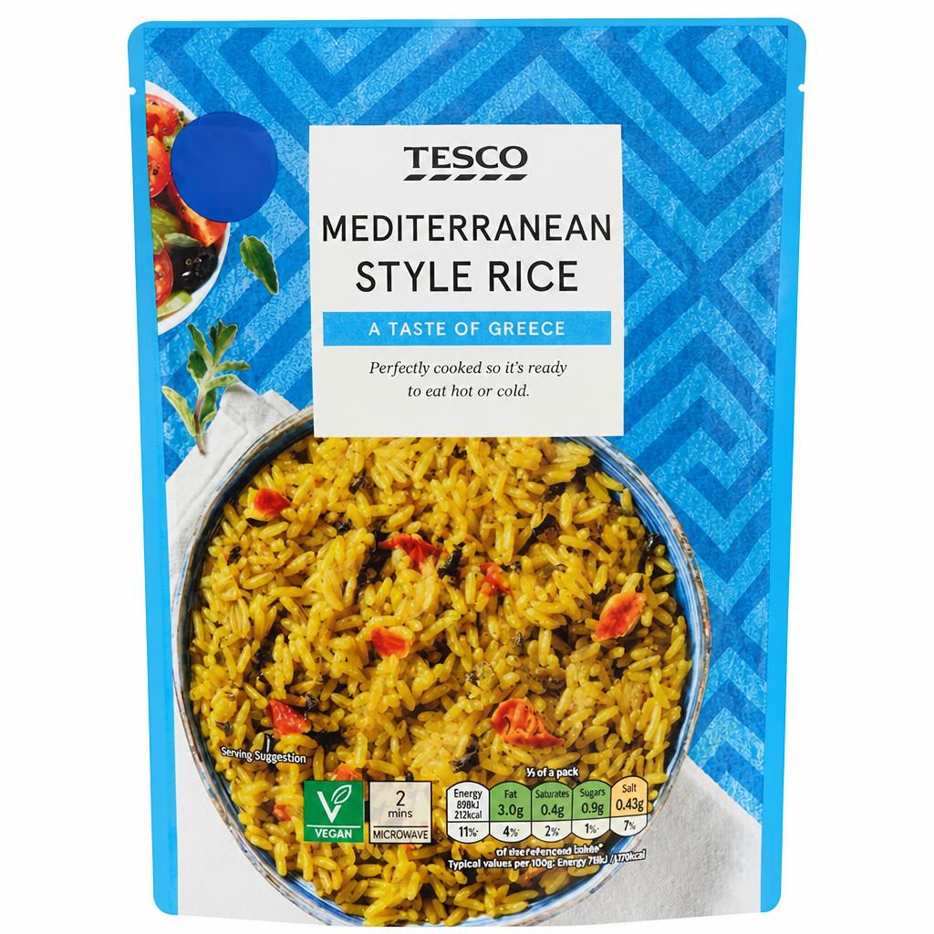 Tesco Mediterranean Style Rice 250g