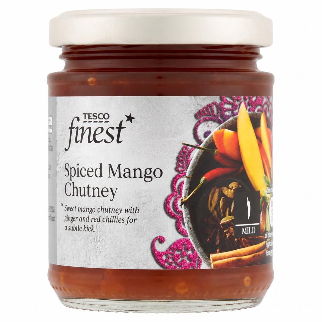 Tesco Finest Spiced Mango Chutney 200G