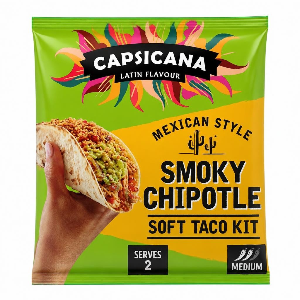 Capsicana Mexican Smoky Chipotle Taco Meal Kit 273g