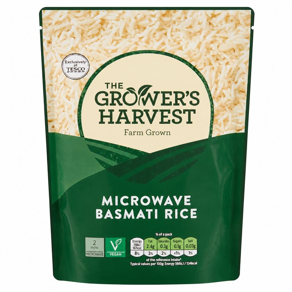 Growers Harvest Microwave Basmati Rice 250G