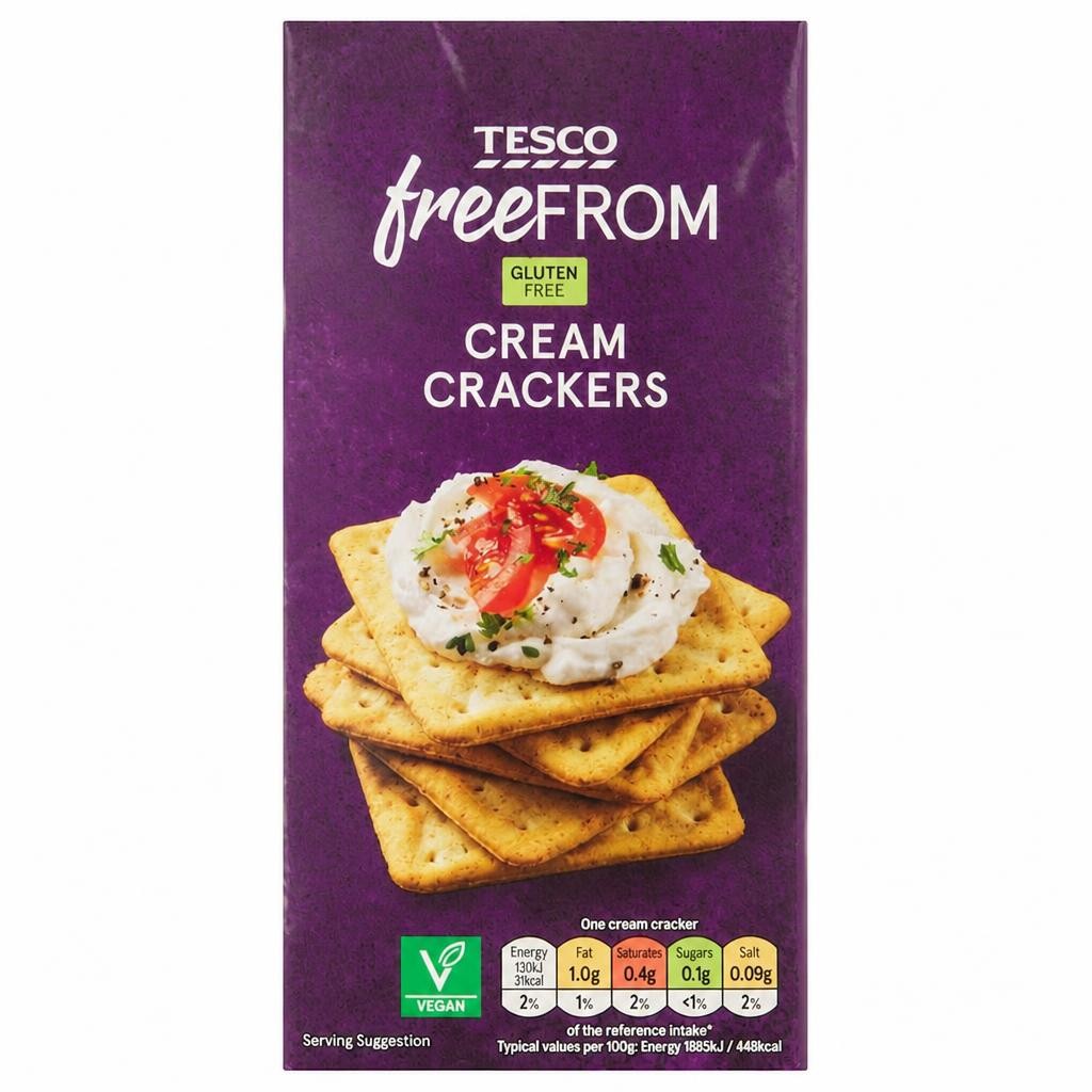 Tesco Free from cream crackers 137g
