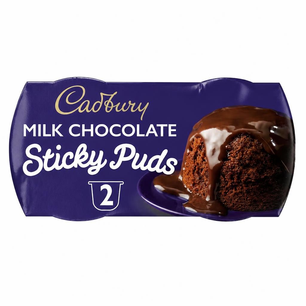 Cadbury Milk Chocolate Puddings 2X95g
