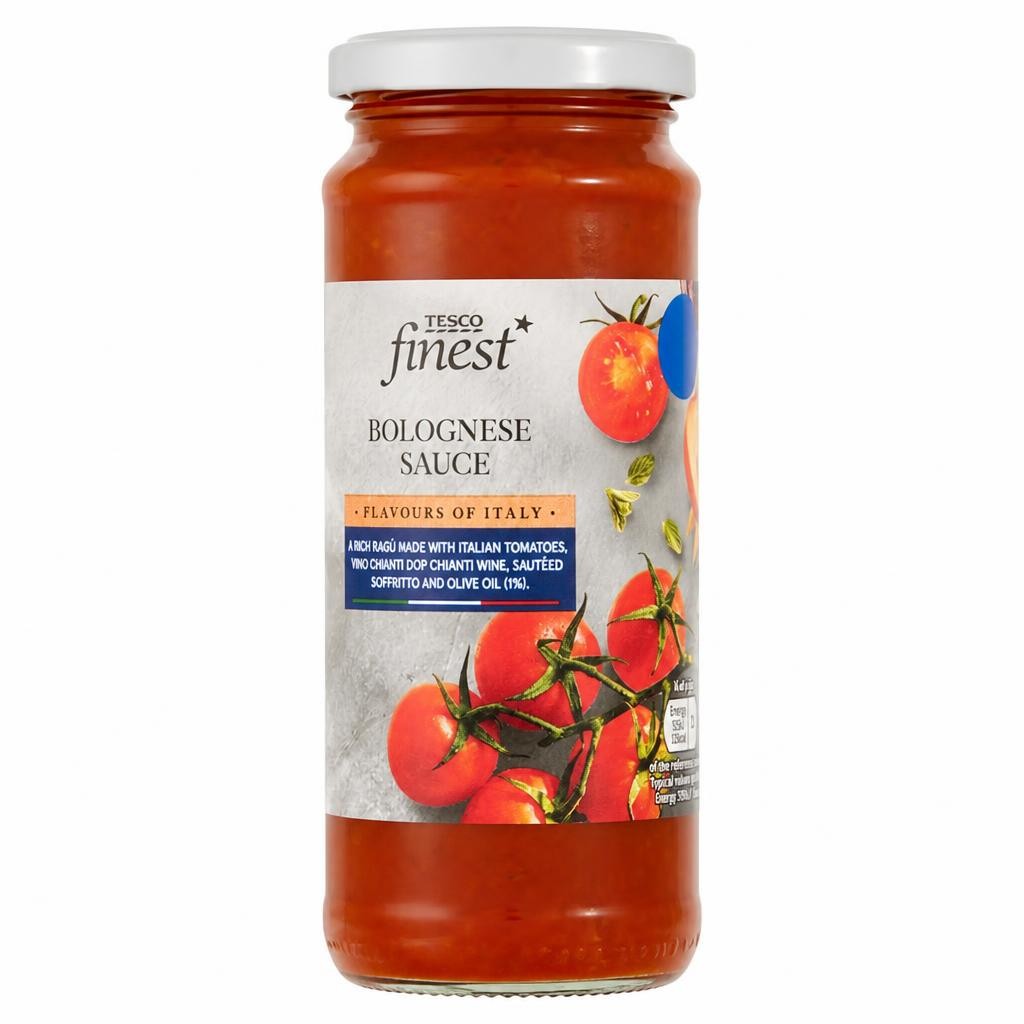TESCO FINEST BOLOGNESE PASTA SAUCE 340G
