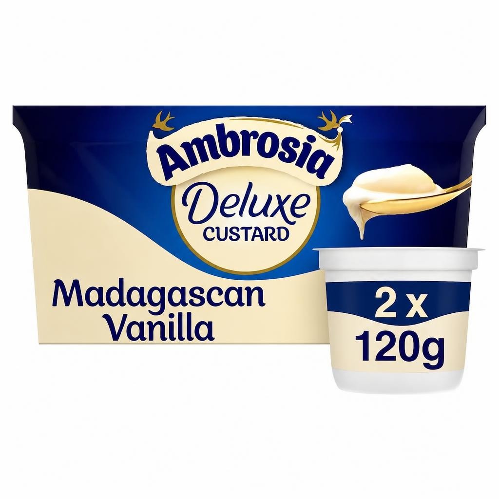 Ambrosia Deluxe Custard - Madagascan Vanilla 2 x 120g