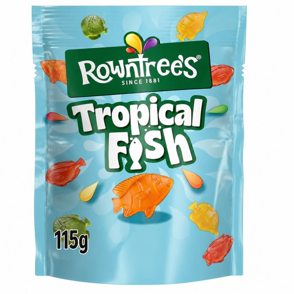 Rowntree's Tropical Fish Sweets 115g