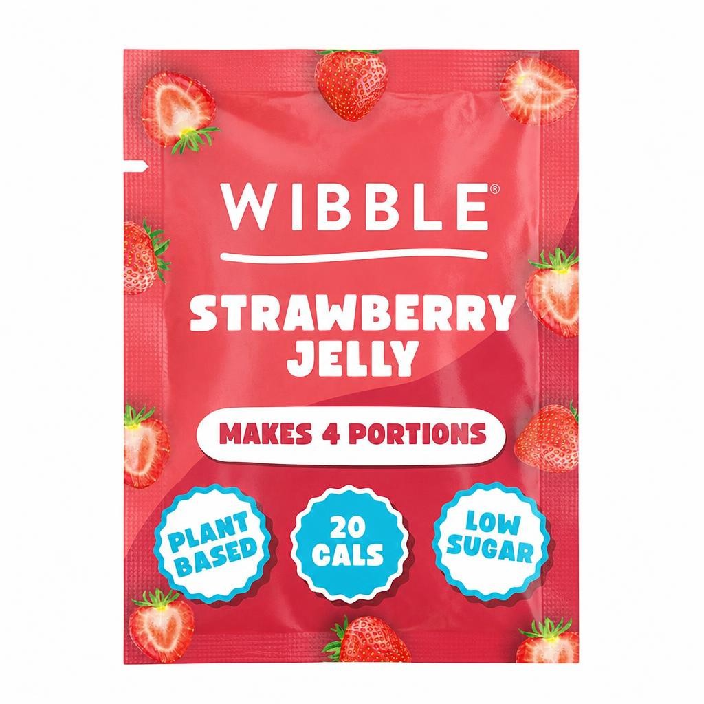 Wibble Strawberry Jelly Crystals 57g