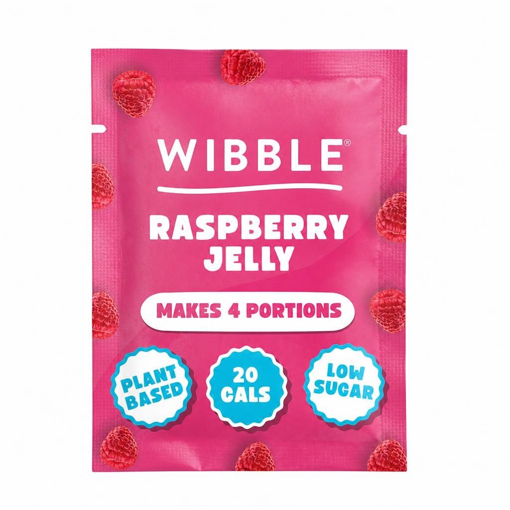 Wibble Raspberry Jelly Crystals 57g