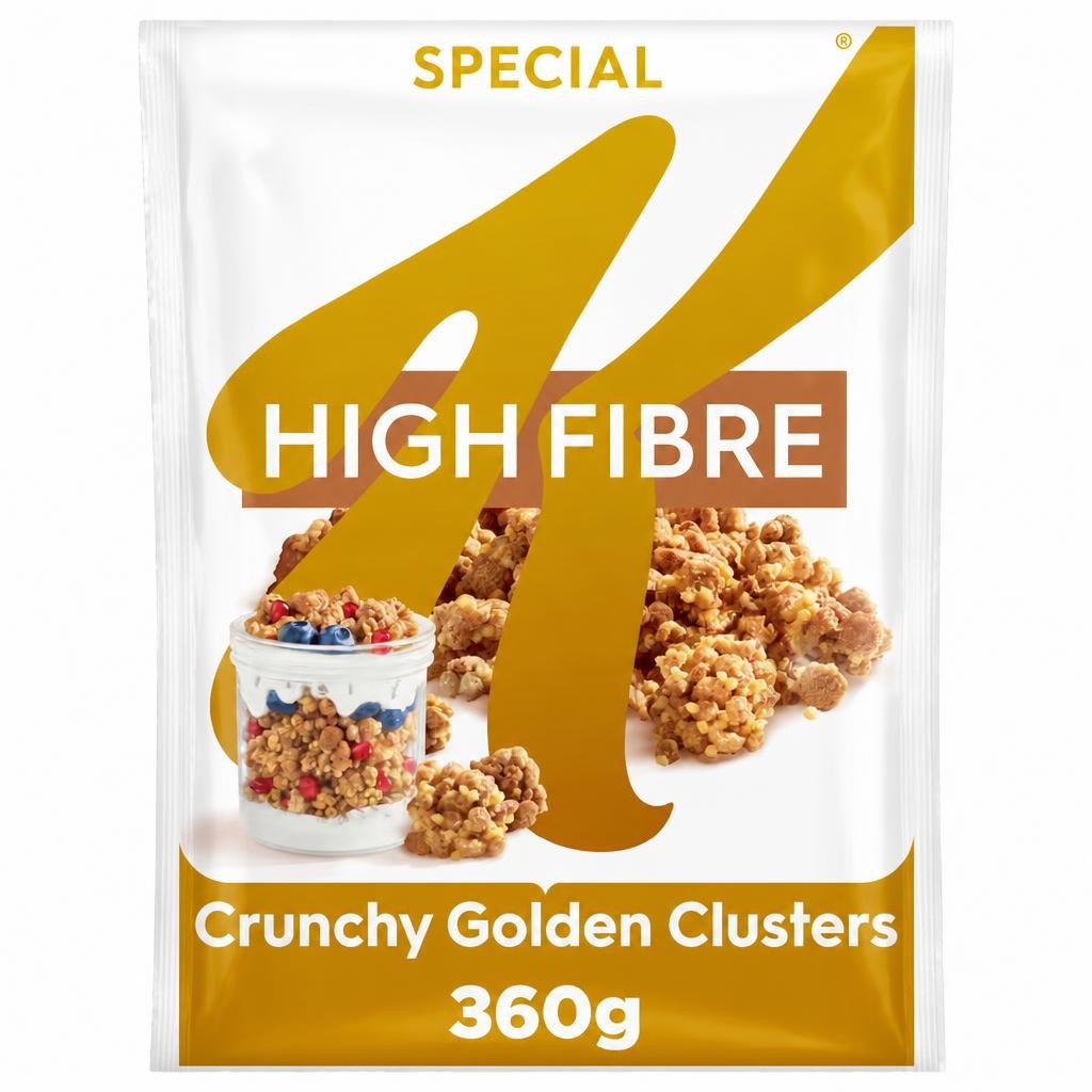 Kellogg's Special K Crunchy Golden Clusters Breakfast Cereal 360g