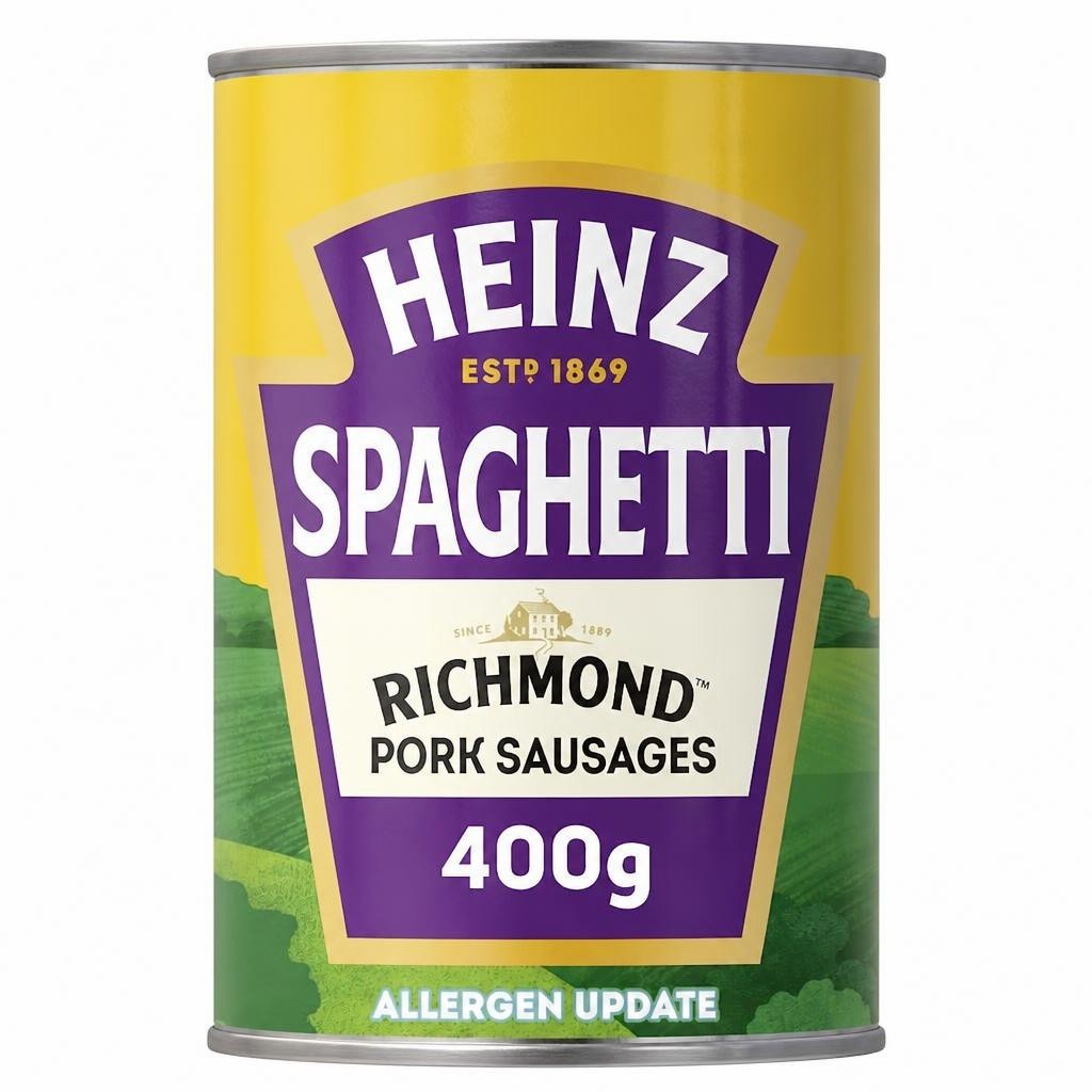 Heinz Spaghetti with Richmond Pork Sausages 400g