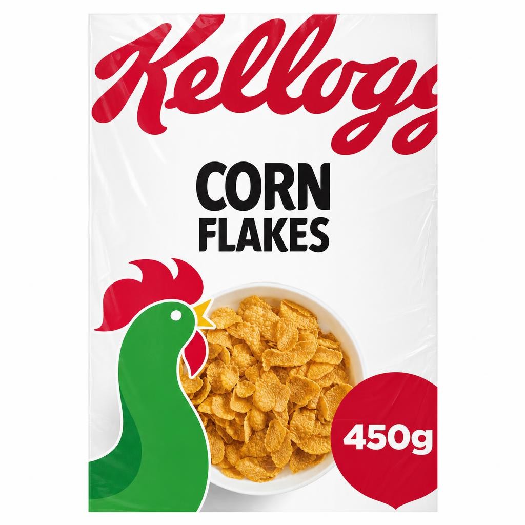 Kellogg's Corn Flakes Breakfast Cereal 450g