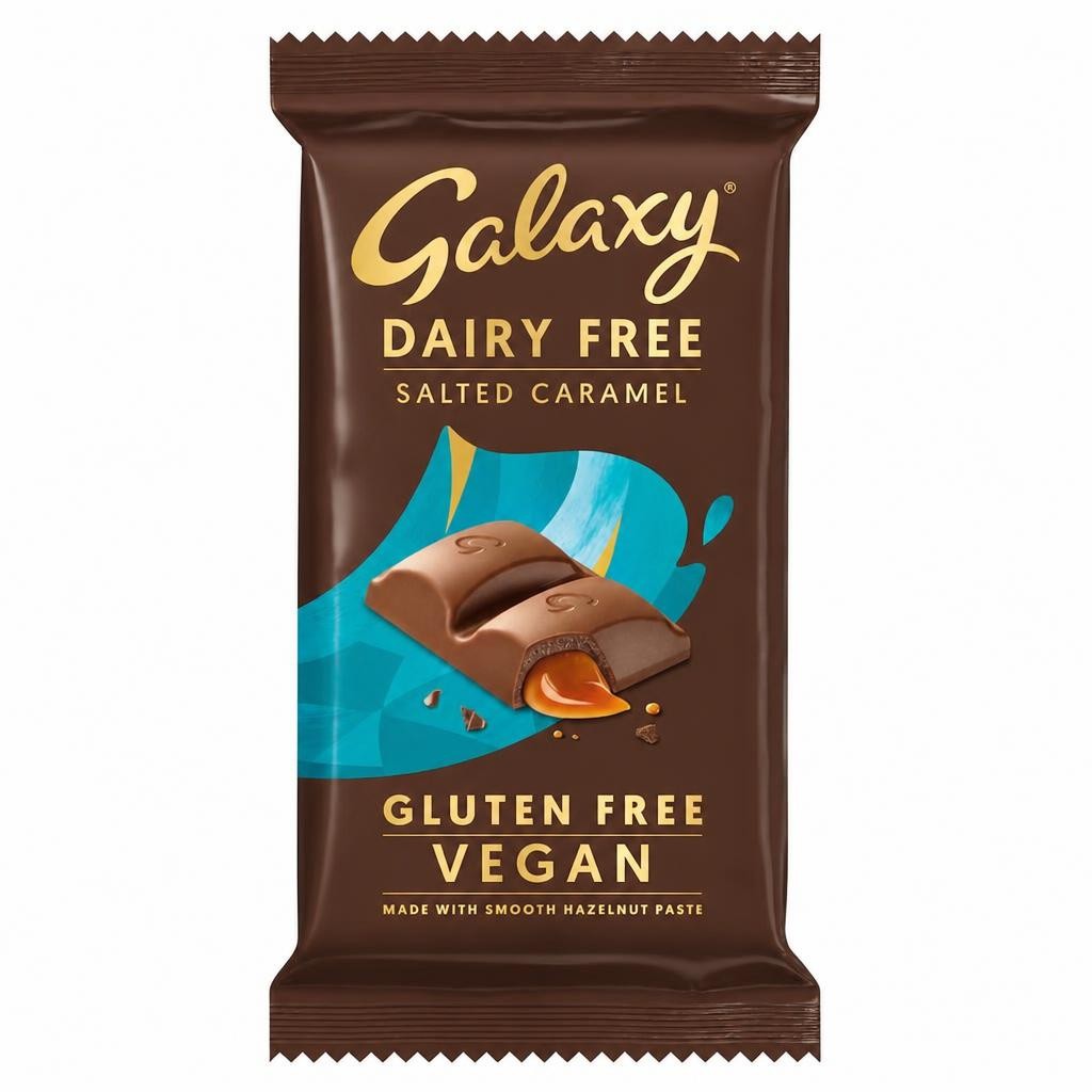 Galaxy Vegan Dairy Free Salted Caramel Chocolate 100g