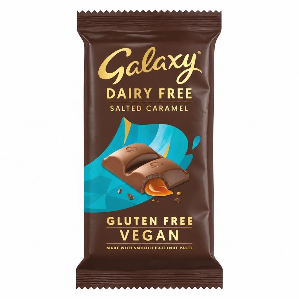 Galaxy Vegan Dairy Free Salted Caramel Chocolate 100g