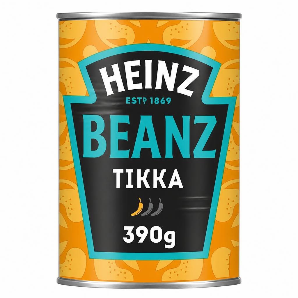 Heinz Baked Beans Tikka Creamy Beanz 390G