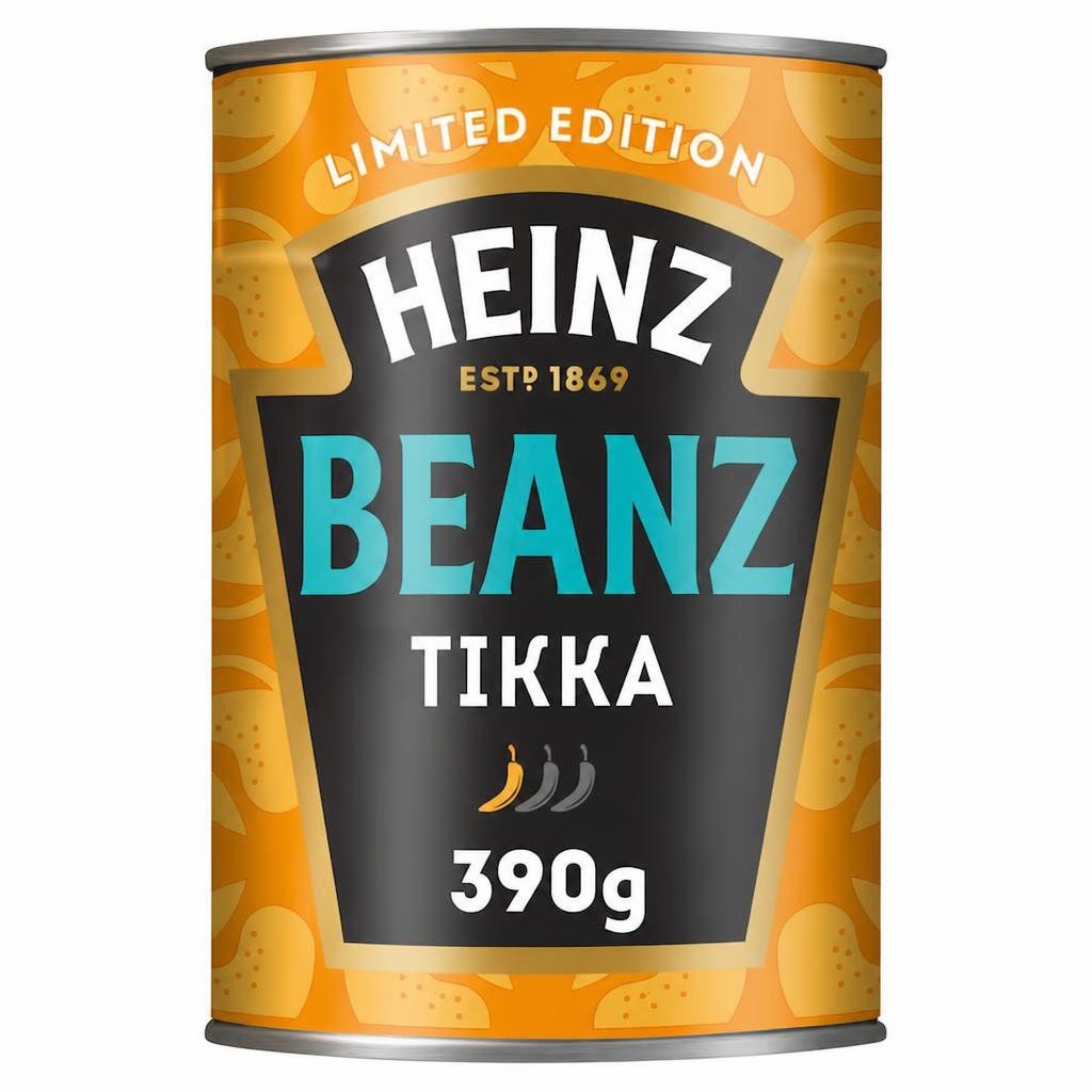 Heinz Baked Beans Tikka Creamy Beanz 390G