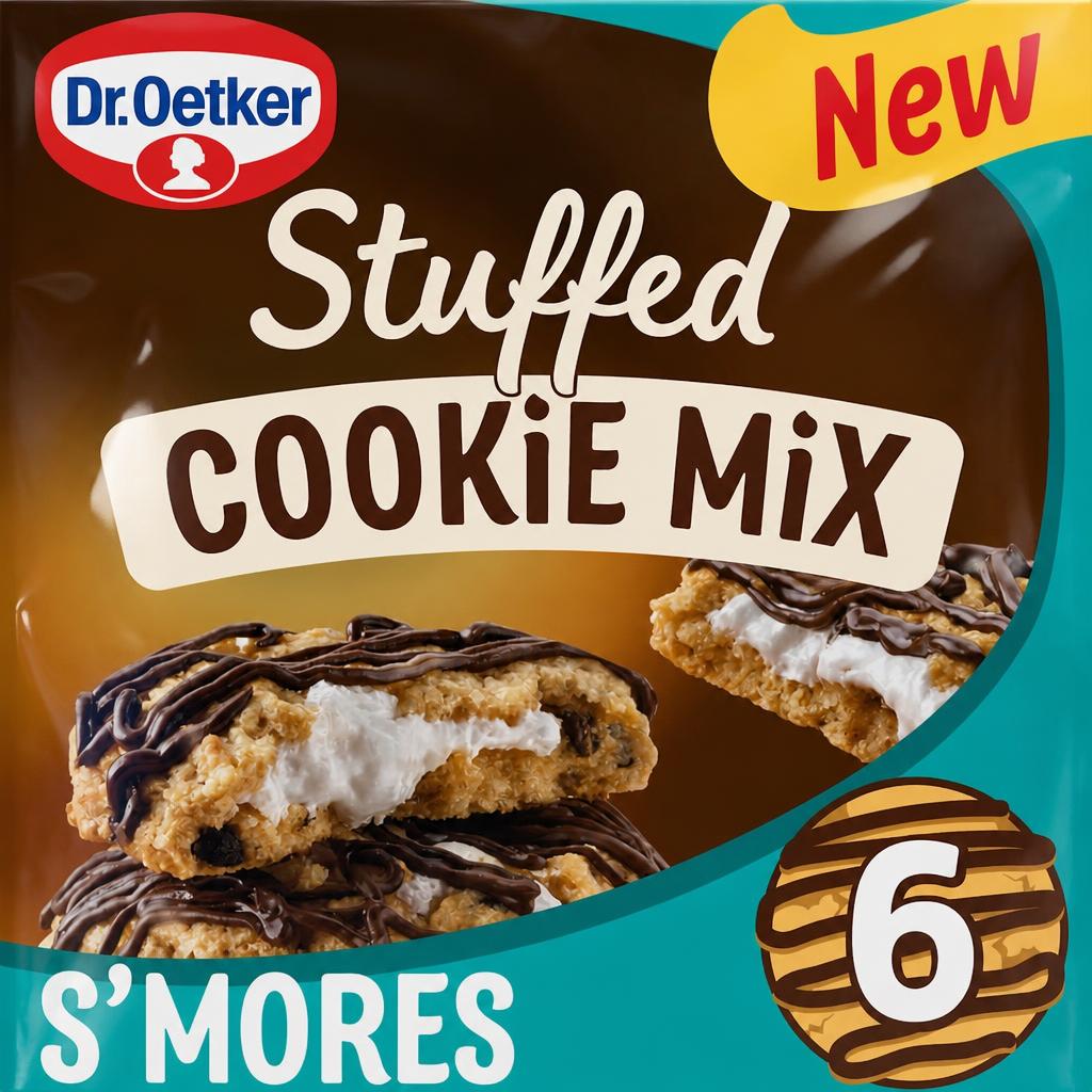 Dr. Oetker Smores Stuffed Cookie Mix 340g
