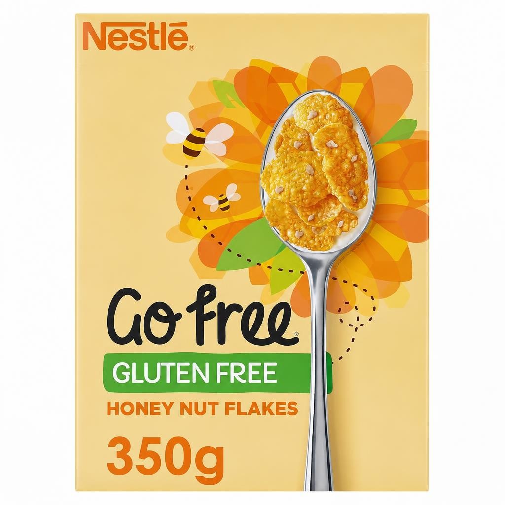 Nestlé Go Free Gluten Free Honeynut Cornflakes Breakfast Cereal 350g