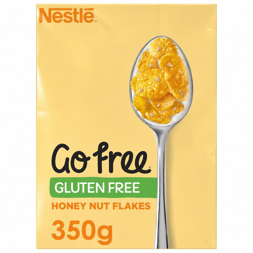 Nestlé Go Free Gluten Free Honeynut Cornflakes Breakfast Cereal 350g