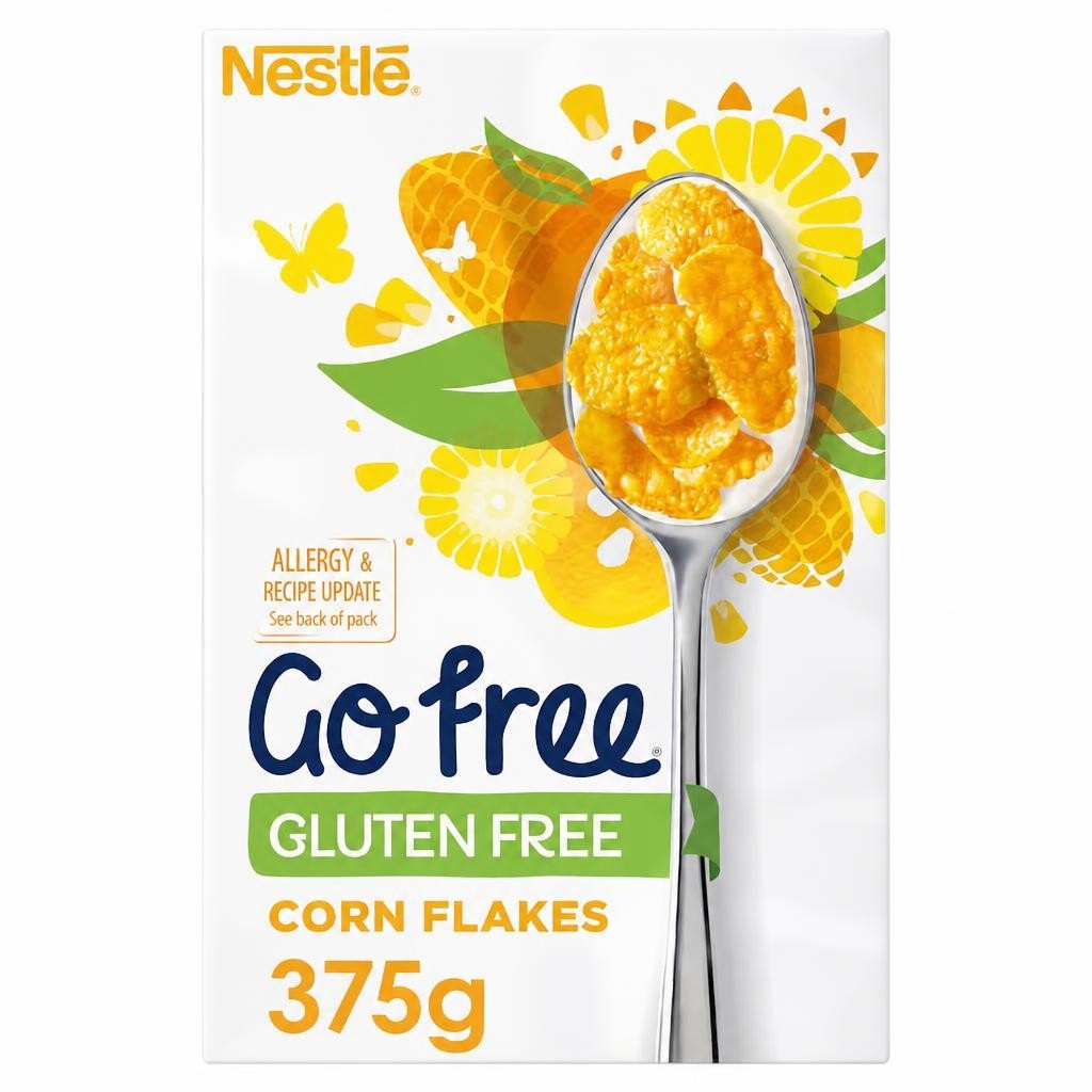 Nestlé Go Free Gluten Free Cornflakes Breakfast Cereal 375g