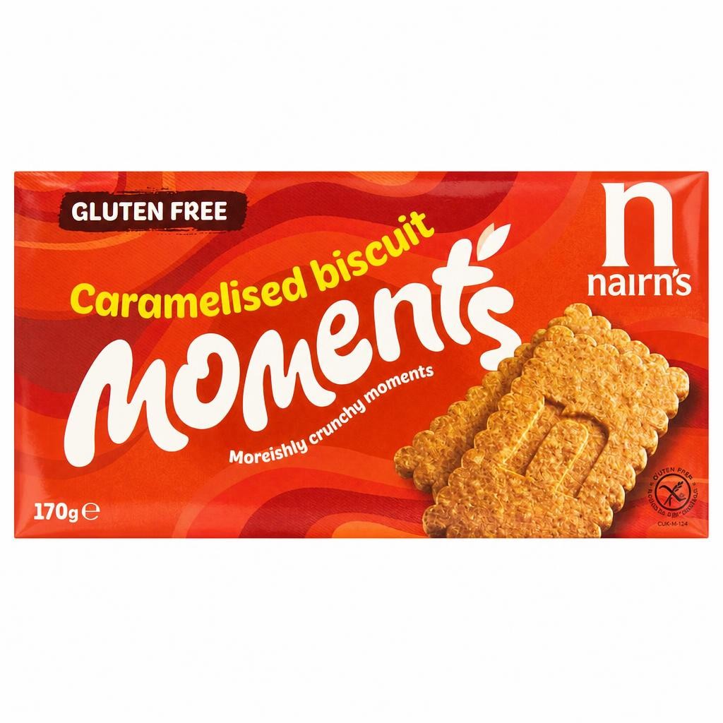 Nairn's Caramelised biscuit moments 170g