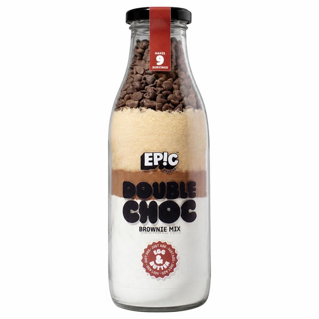 EPIC DOUBLE CHOC BROWNIE BAKING MIX 360G