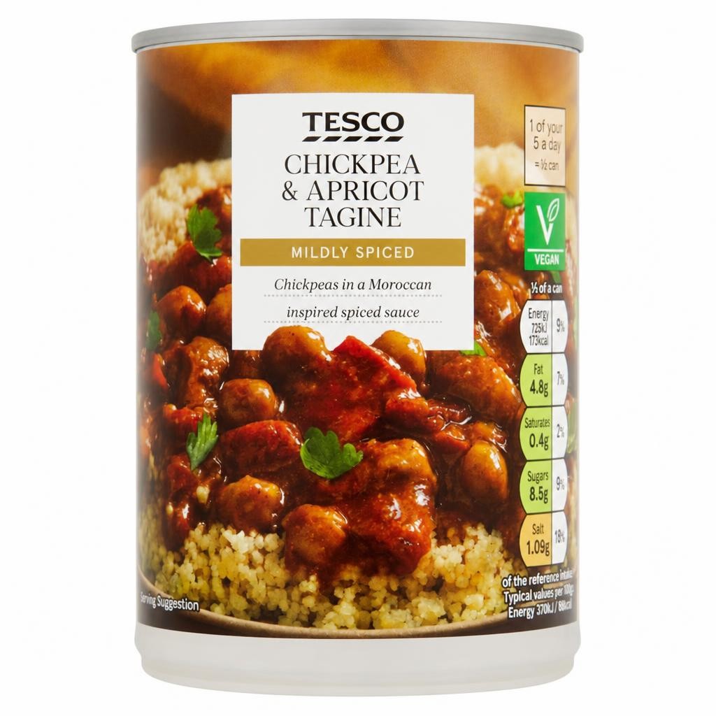 Tesco Chickpea & Apricot Tagine 392g
