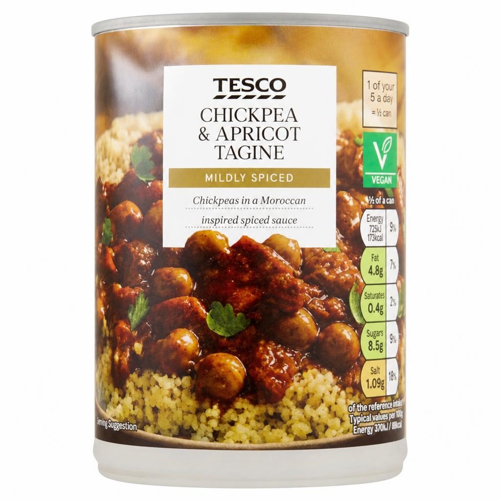 Tesco Chickpea & Apricot Tagine 392g