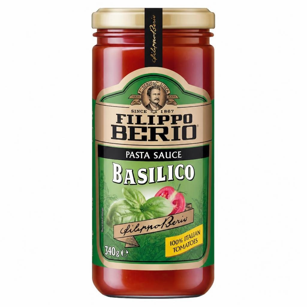 Filippo Berio Basilico Pasta Sauce 340G