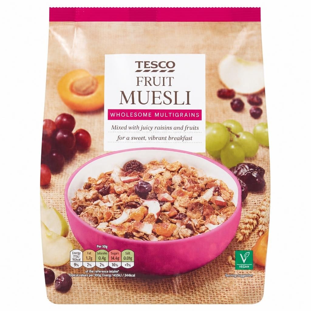 Tesco Fruit Muesli 750G