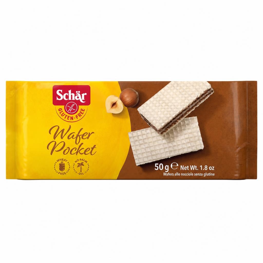 Schar Gluten-Free Wafer Pocket - Hazelnut Cream 50g