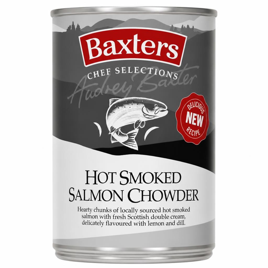 Baxters Hot Smoked Salmon Chowder 400g