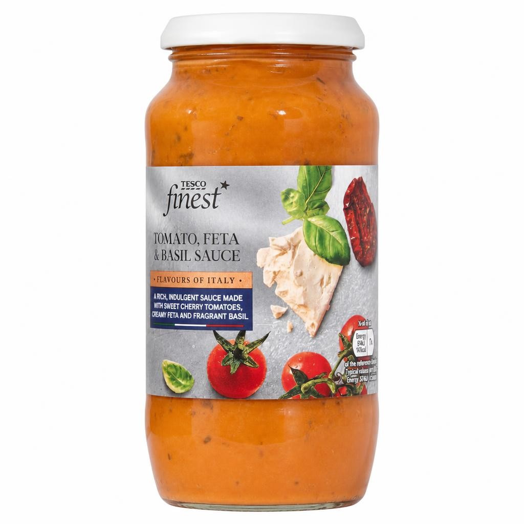 Tesco Finest Tomato, Feta & Basil Sauce 470g
