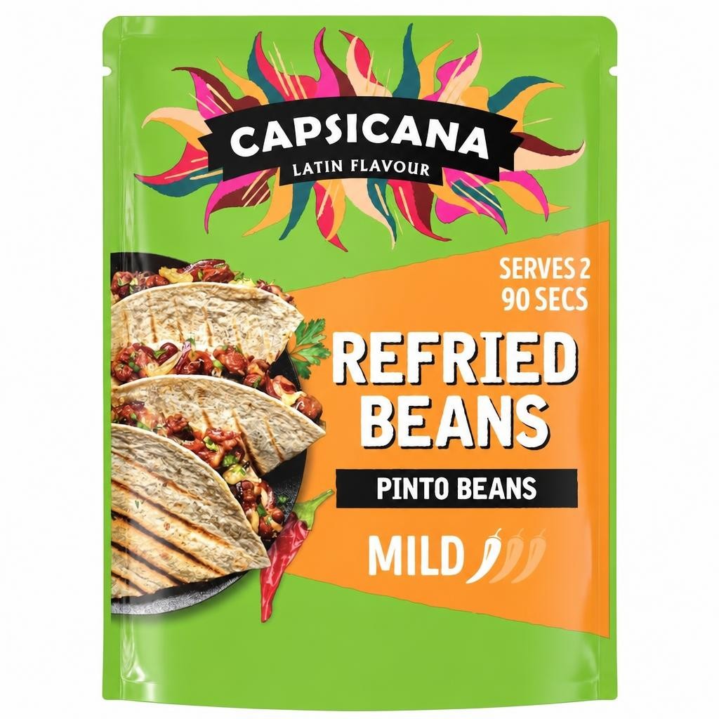 Capsicana The Ultimate Refried Pinto Beans 200G