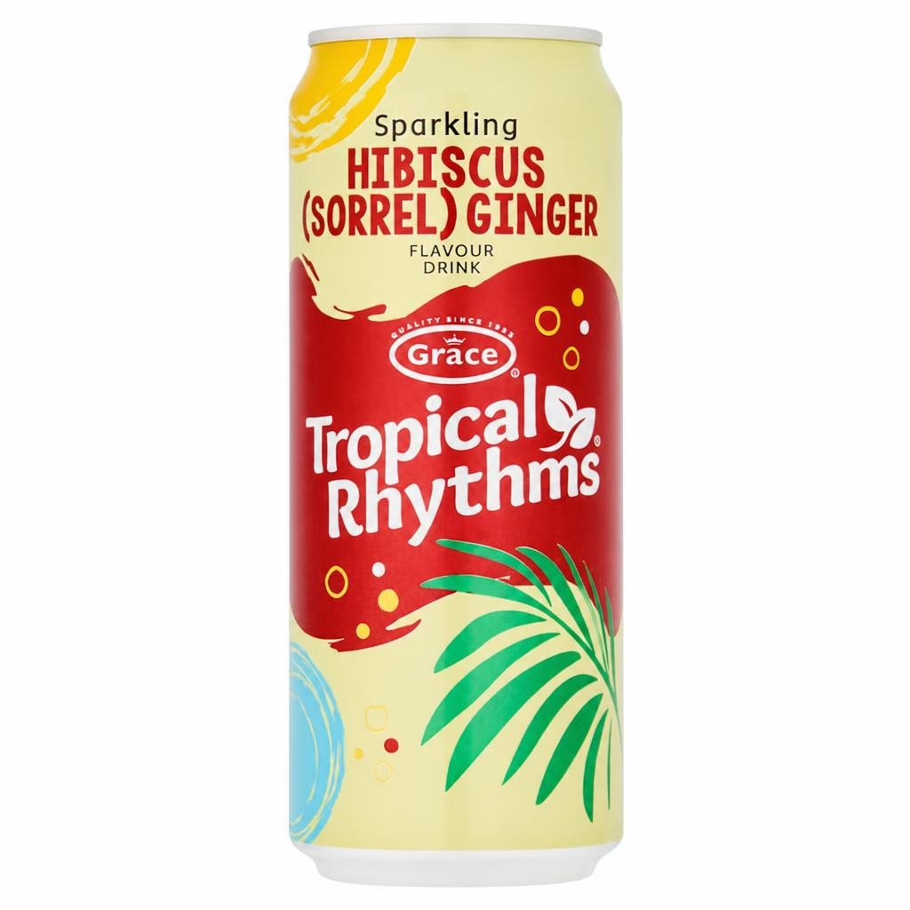Grace Tropical Rhythms Sparkling Sorrel Ginger 330ML