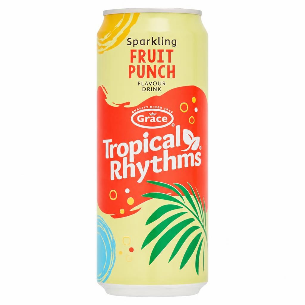 Grace Tropical Rhythms Sparkling Fruit Punch 330ML