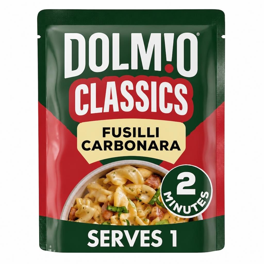 Dolmio Classics Carbonara Fusilli Pasta Ready Meal 250g