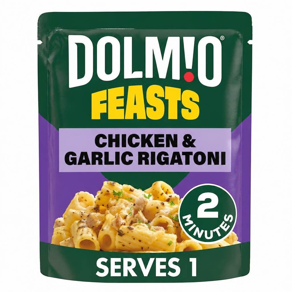 Dolmio Feasts Chicken & Garlic Rigatoni Pasta Ready Meal 250g