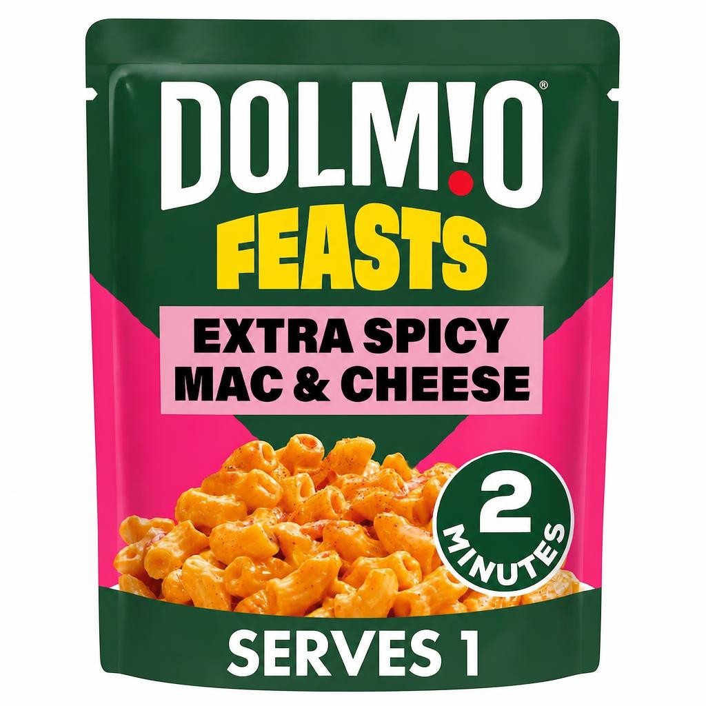 Dolmio Feasts Spicy Mac & Cheese Pasta Ready Meal 250g