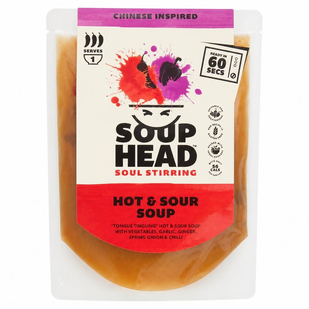 Soup Head Chinese Inspired Hot & Sour Soup 300g