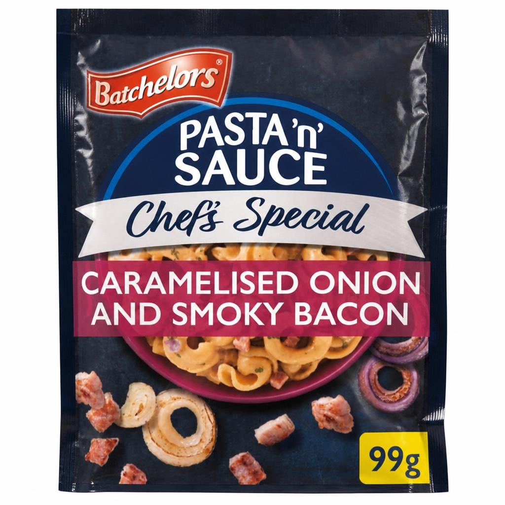 Batchelors Pasta & Sauce Caramelised Onion & Smoky Bacon 99G