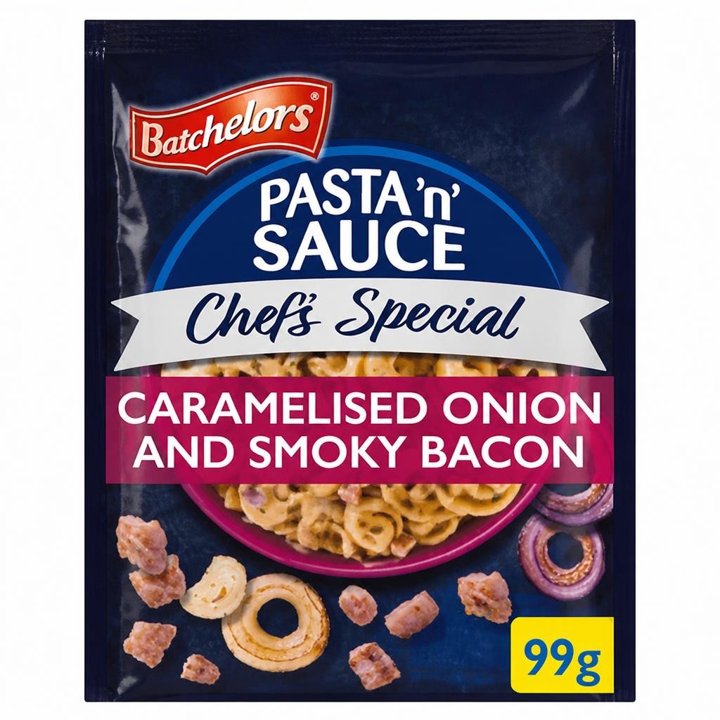 Batchelors Pasta & Sauce Caramelised Onion & Smoky Bacon 99G