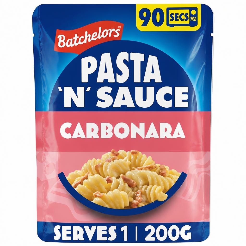 Batchelors Pasta 'n' Sauce Microwave Ready Meal Carbonara 200g