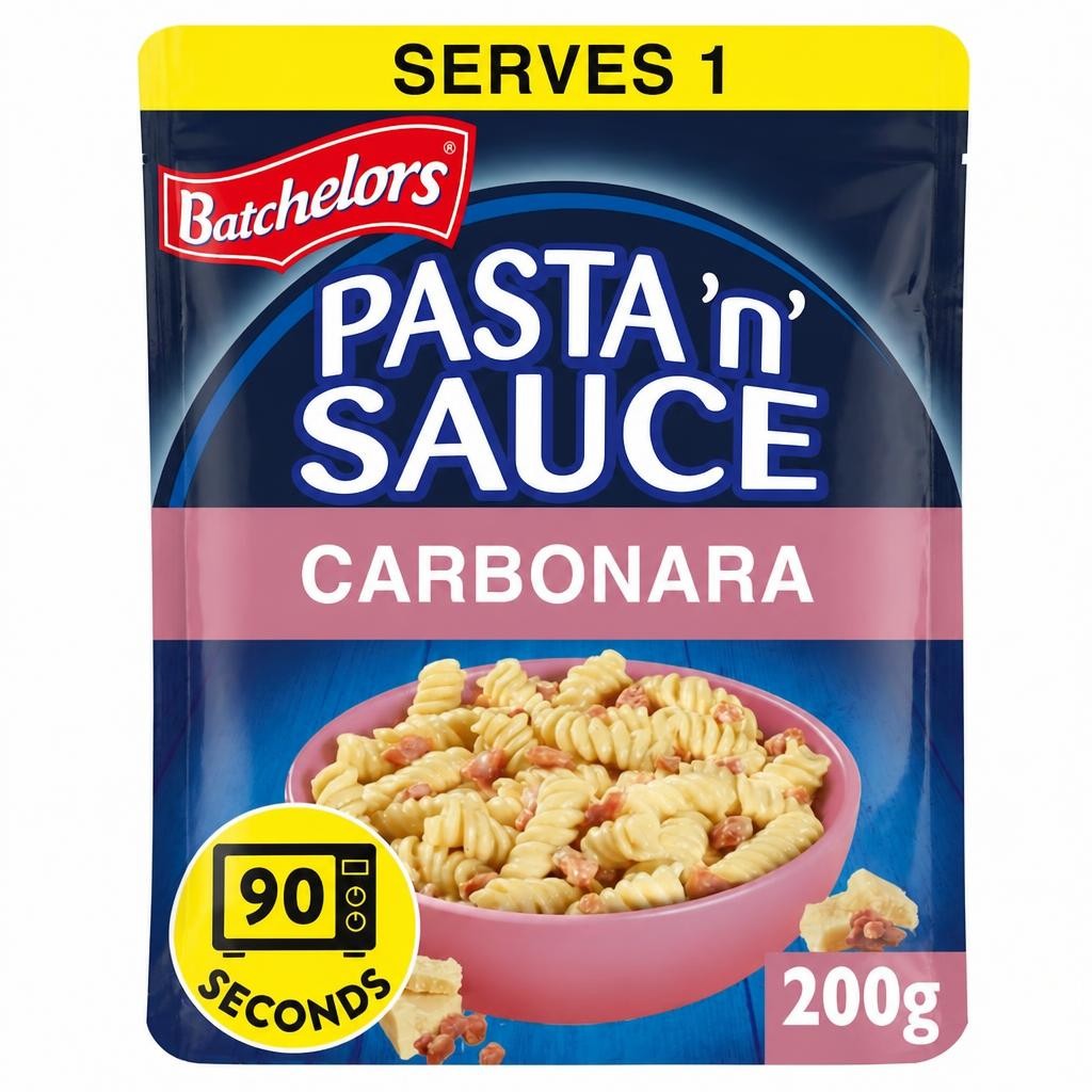 Batchelors Pasta 'n' Sauce Microwave Ready Meal Carbonara 200g