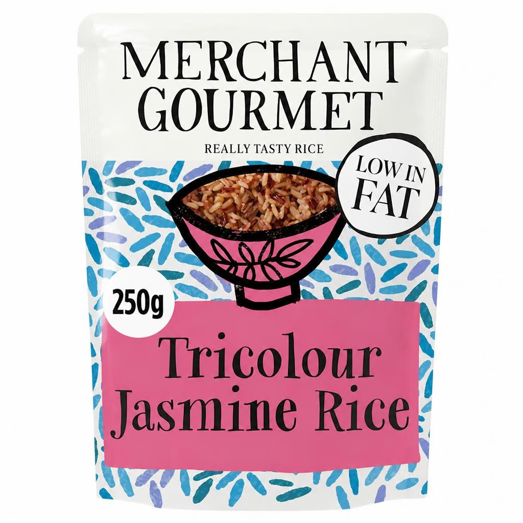 Merchant Gourmet Tricolour Jasmine Rice 250g