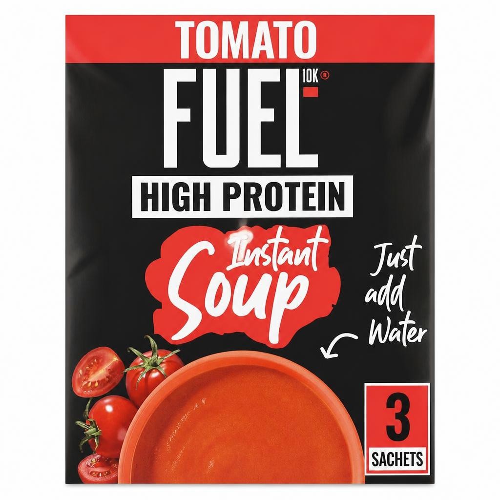 FUEL10K High Protein Tomato Instant Cup Soup 3 Packet 88g
