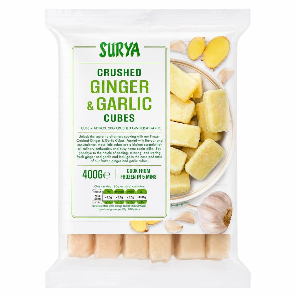 Surya Crushed Garlic & Ginger 400g