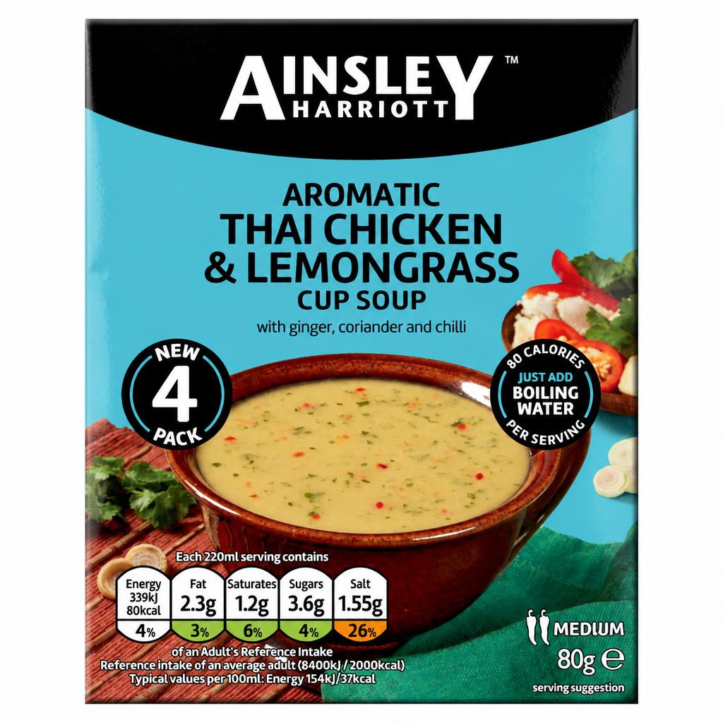 Ainsley Harriott Thai Chicken & Lemongrass Cup Soup 80g