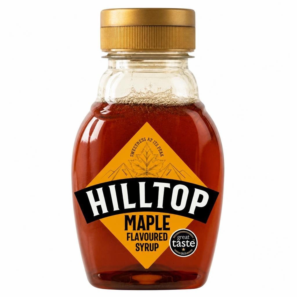 Hilltop Maple Flavoured Syrup 230G