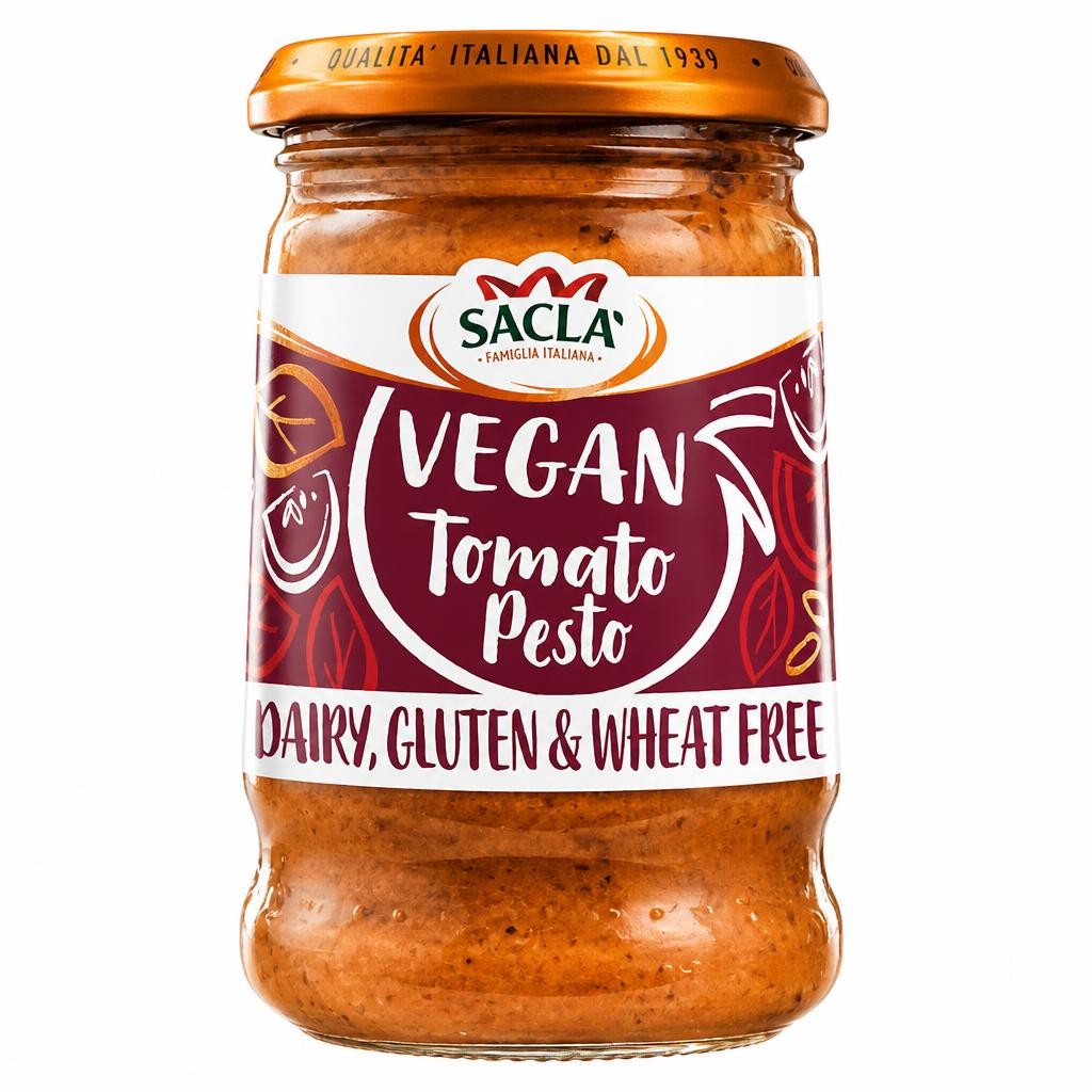 Sacla Tomato Pesto Gluten Free 190G